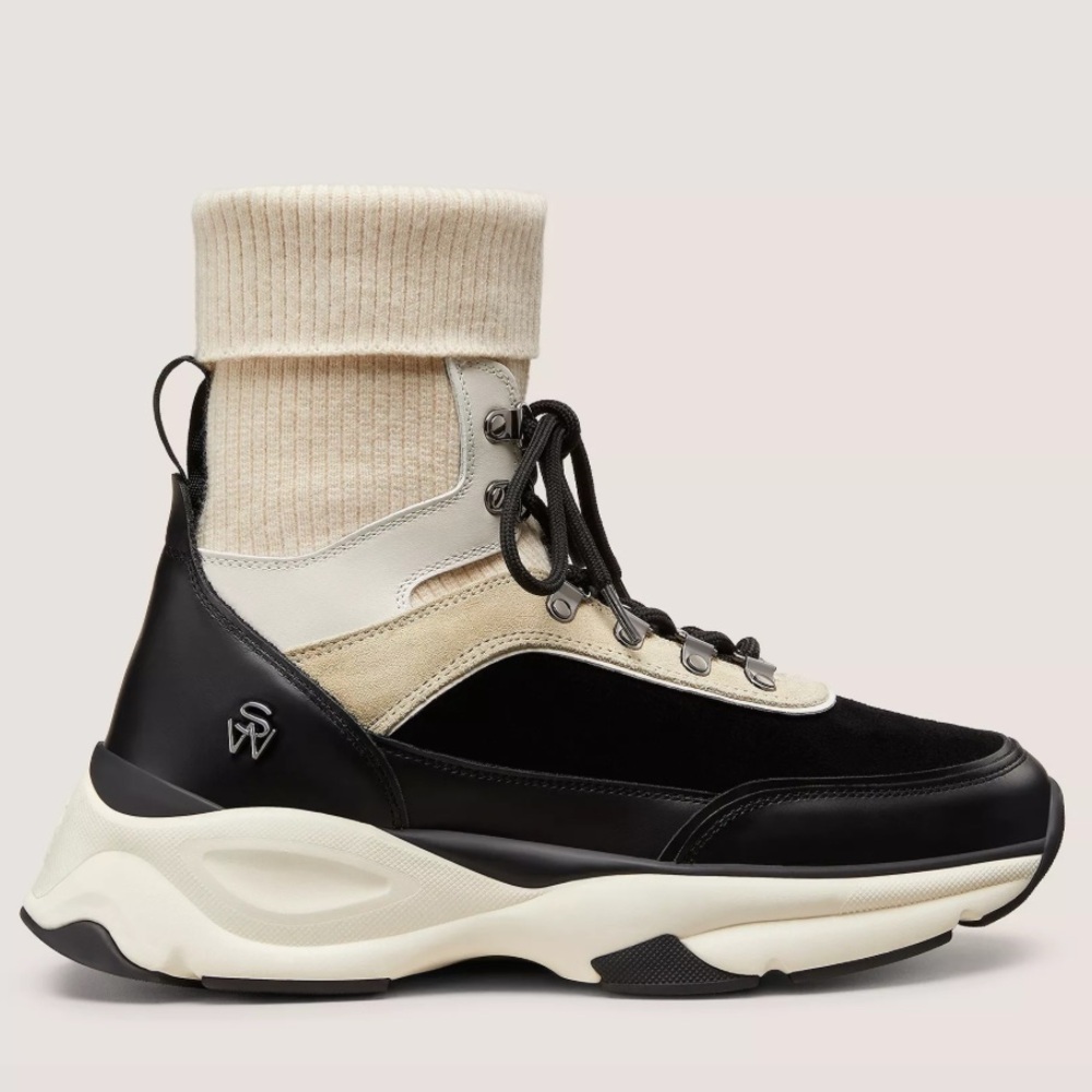Stuart Weitzman SW hiker high-top trainer, sock sneakers , new , size 9